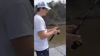 the secret weapon gummy worms!!! #gummyworms #secretweapon #fyptiktok #bassproshop #fishingwithdanny
