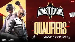 BGIS CRASH LEAGUE S4 || DAY - 1 STREAM - 1 || QUALIFIERS || TELUGU ESPORTS COMMUNITY || MAZZA GAMER