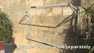 Everyday Double Folding Frame Clothesline