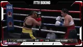 Team Combat League |  LA Vs Dallas | Lopez Vs Calderon Boxing Fight Highlights