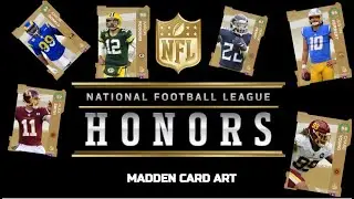 Madden 21 NFL honors Card Art