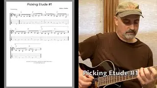 Picking Etude #1 (Beginner Guitar, Intermediate Guitar)