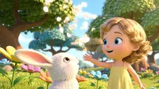 Baby Bunny Discovered a Sparkly Magical Flower | Nursery Rhymes for Kids & Baby Songs