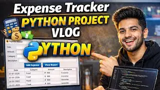 Aaj Maine Python Expense Tracker Project Complete Kiya | Vlog