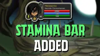 AQW - NEW Stamina Bar Added To The Game!