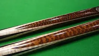 Gold Series Snakewood Baize Master Snooker or Pool cue + Mini Butt