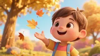 Count the Leaves Falling from the Trees + More | Fun Counting Nature Rhyme for Kids