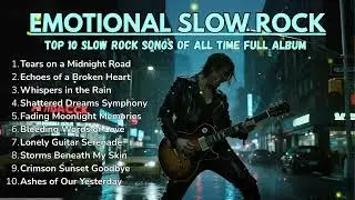 Slow Rock Vibes for Long Drives & Deep Feelings    Classic Rock That Touches the Heart