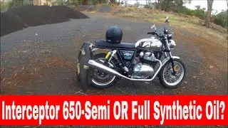Royal Enfield Interceptor 650-Penrite 10W-50 Semi-Synthetic Oil Review