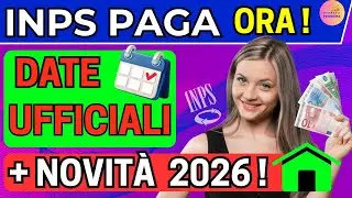 💰Pagamenti INPS Ottobre : Date Ufficiali ADI, AUU, SFL + Novit&agrave; 2026!
