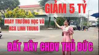 Hạ 5 Tỷ! Bán Đất xây CHDV Thủ Đức, 40tr/m2, gần làng đại học Quốc Gia, KCX Linh Trung 1, vành đai 3