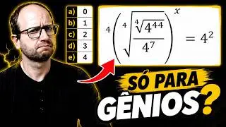 DESAFIO Matemático! Quanto VALE a EQUAÇÃO exponencial?? RADICAIS, POTÊNCIA,Aula de Matemática Básica