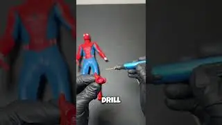 How to fix a Broken wrist peg #marvel #actionfigures #hottoys #spiderman