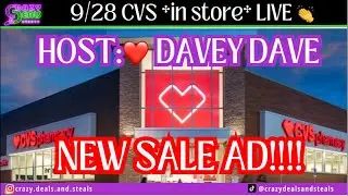 9/28 CVS *in store* LIVE!!! New CVS Sale Ad! Soooo Many CVS Deals This Week! 9/28 CVS Couponing