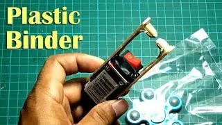 How to Make Plastic Binder or Plastic Closer Tool from Homemade Materials - Creative Channel