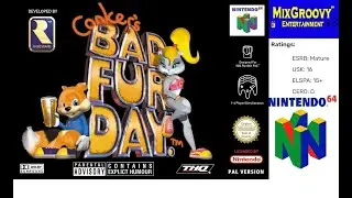 N64 Conker fur day multiplayer heist