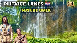 🌧️ Plitvice Lakes Walk | Iconic Waterfalls & Vinnetou Scenery, Rainy Summer Morning 🌿💦 Part2