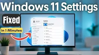 Windows 11 Settings Not Opening ( 2025 ) | FIXED Windows 11 Settings App Not Opening Or Working
