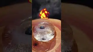 Mesmerizing Ice Block Experiment🔥❄️