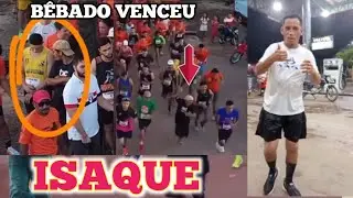 Isak que ganhou corrida bêbado e de havaianas vira arreta de verdade 😂❤️🤩🤣😍😶‍🌫️ #isaque 