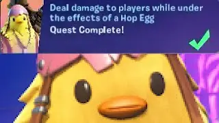 Deal damage to players while under the effects of a Hop Egg Fortnite