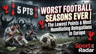 Worst Football Seasons Ever  The Lowest Points & Most Humiliating Relegations in Europe