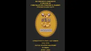RETIREMENT CEREMONY IN HONOR OF CMDCM(AW/SW) TIMOTHY D. HARDIN UNITED STATES NAVY
