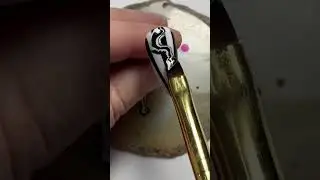 Abstract nail design! #nailtutorial #abstractart #nailart