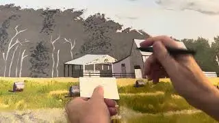 Drawing straight lines with an acrylic marker