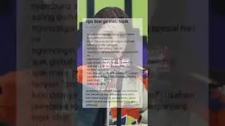 Tips biar gak mati topik