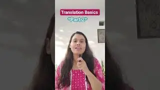 Translation BASICS | RRB Translator Skill Test/ SSC JHT Paper 2 📚