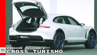 Porsche Mission E Cross Turismo Walkaround & Interior