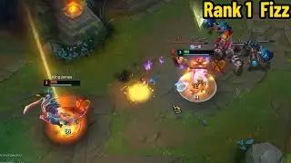Rank 1 Fizz: Challenger Fizz vs Challenger Yasuo! *INSANE MECHANICS*