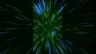 Animated Neon Star Brust Effect (No copyright )