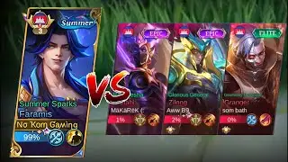 FARAMIS HARDEST SOLO RANKED GAME WITH THESE META ENEMIES!🔥 | FARAMIS BEST BUILD 2023 |  MLBB✓