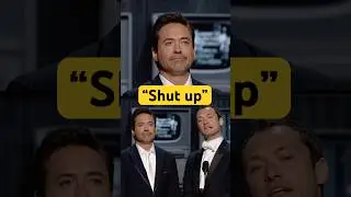 Jude Law Calls Out Robert Downey Jr at 83rd #Oscars #shorts
