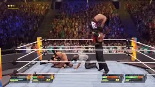 WWE 2K22 Tag Team Extreme Rules Match at Summerslam #wwe #wwe2k22 #gaming #online #extremerules