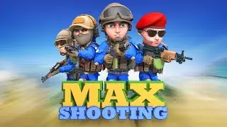 max shooting [Android/iOS] Gameplay ( multiplayer shooting)