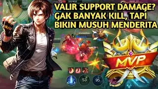 VALIR SUPPORT DAMAGE🔥‼️ #xaviermlbb #valirmlbb #mobilelegends #mlbb