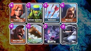 Clash Royale Deck 3.6 Elixir | MEGA KNIGHT | THE LOG | WIZARD | HOG RIDER