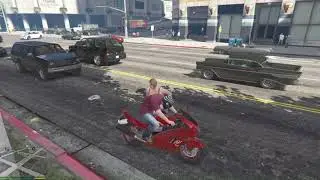 GTA 5 BIKE KICK FUNNY COMPILATION 3