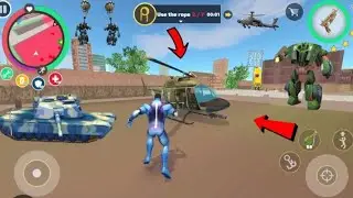 Rope hero vidiyo Helicopter chori (GAMING GURU 93)