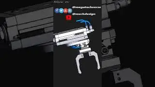 rotary pneumatic unit 3D cad data exploded view #3d #3dproject