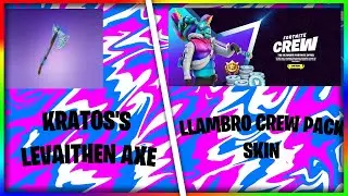 Trying To Win With The Epic Llambro Skin And Kratos's Levaithen Axe In Fortnite !!!