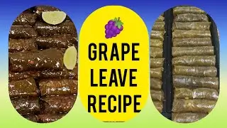 How To Make Grape Leave Dolma || Grape Leave Mahashi Dolma Kaise Banaye || DOLMA MAHASHI RECIPE