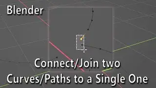 Blender Connect/Join two Curves/Paths together into a single one (troubleshooting)