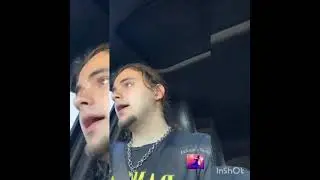 Prince Jackson in car say Good morning