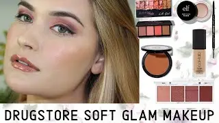 DRUGSTORE SOFT GLAM BEGINNER FRIENDLY FACE & EYES | ELF BITE-SIZED SHADOWS BERRY BAD EYE TUTORIAL