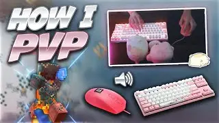 my best default edit + how i pvp LEFT HANDED [keyboard & mouse sounds w/ handcam]