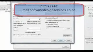 Setting up emails with cpanel and outlook 2010